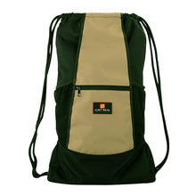Load image into Gallery viewer, Eco Series Gym and Yoga Backpack Khaki/Black or Grey/Black rPET fabric
