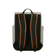 Load image into Gallery viewer, Eco Series 9-Pocket Backpack Grey/Black or Khaki/Black rPET fabric
