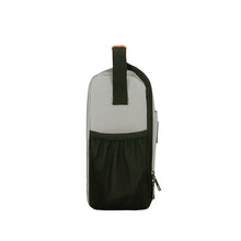 Load image into Gallery viewer, Eco Series Insulated Lunch Bag Khaki/Black or Grey Black rPET fabric

